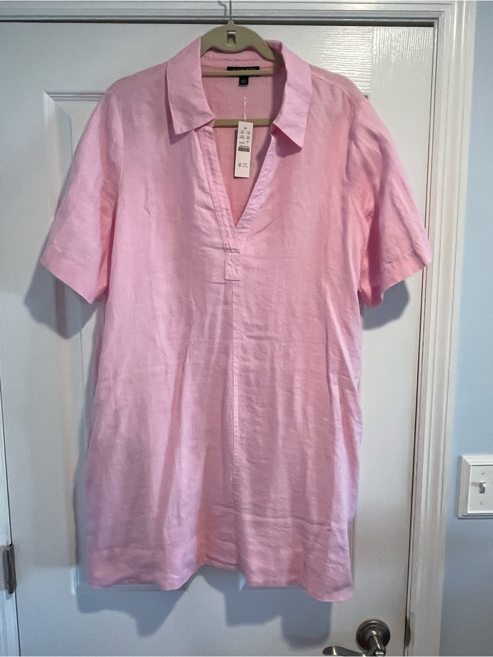 Jcrew Pink Linen dress